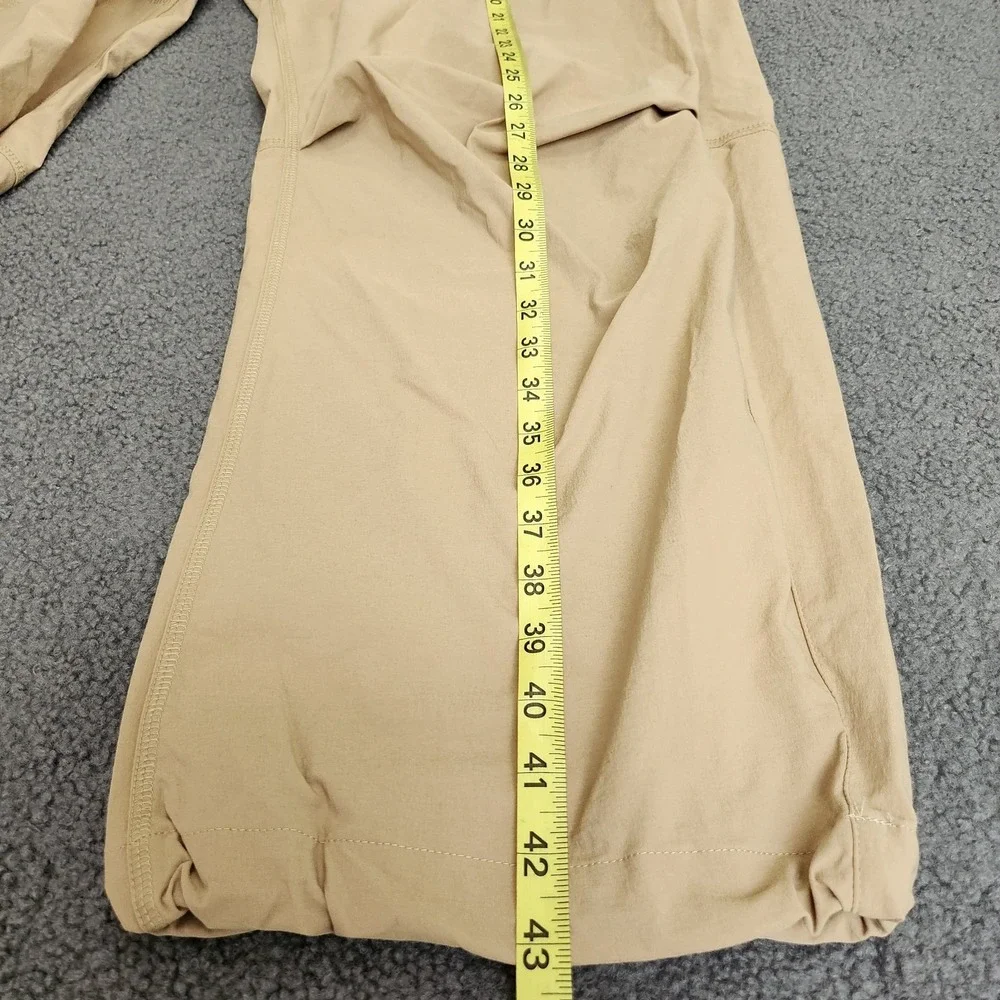 Mens Sz L Nike Tech Woven Trouser Pants Relaxed Hiking Outdoor Khaki HM7158-297